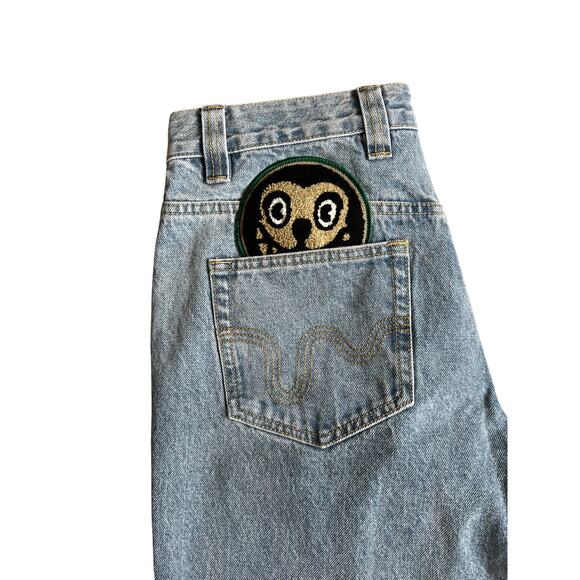 Ice cream Running Puppy Patch Triple Scoop baggy Jeans Heavy Wash Blue size 30 - Picture 12 of 16